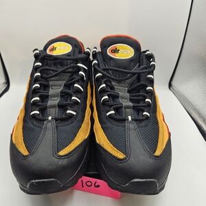 Nike Air Max Black and Orange Sneakers